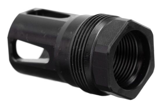 Evolve Weapon System Integrated Drive flash hider accepts .900x24 taper mount silencers